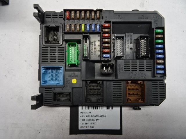 ORDINATEUR UNITE COMMANDE ELECTRONIQUE Peugeot (9678355880), Utilisé, Peugeot