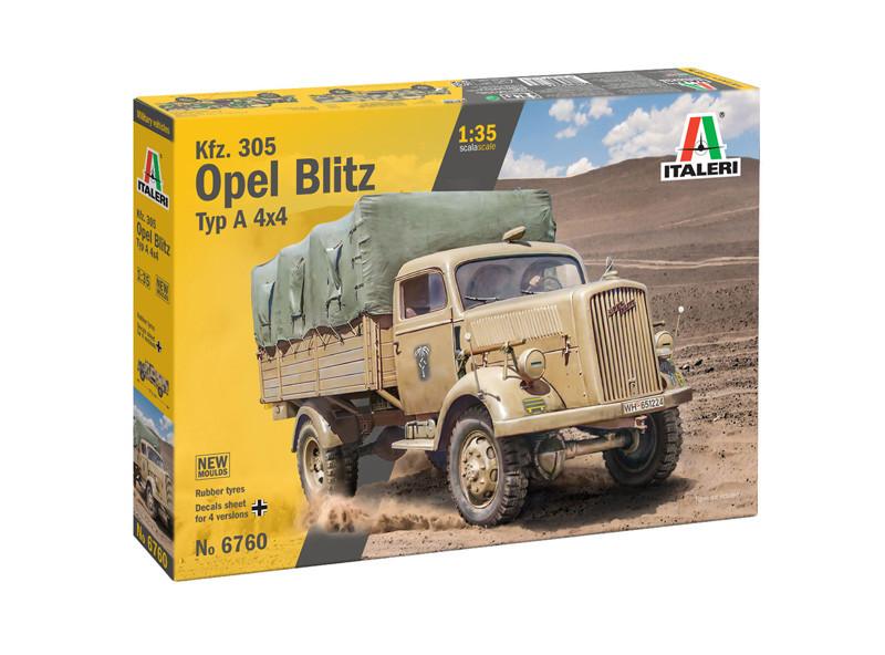 ITALERI 6760 KFZ. 305 OPEL BLITZ TYP A 4X4 échelle 1/35, Hobby en Vrije tijd, Italeri, 1:32 tot 1:50, Nieuw, Ophalen of Verzenden