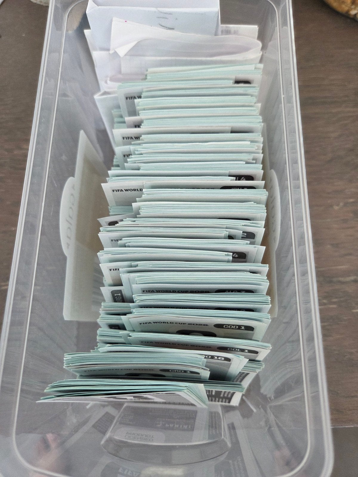 Lot de 700 stickers Panini World cup à vendre (1 lot), Enlèvement