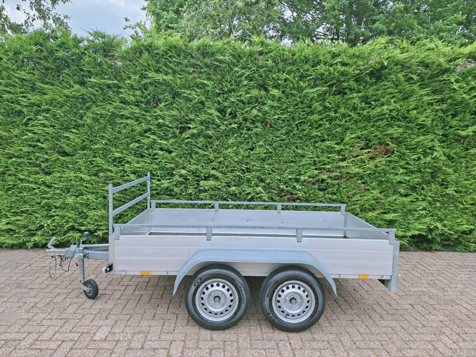 Mooie anssems gt750 aanhangwagen dubbelasser remork, Auto diversen, Aanhangers en Bagagewagens, Ophalen