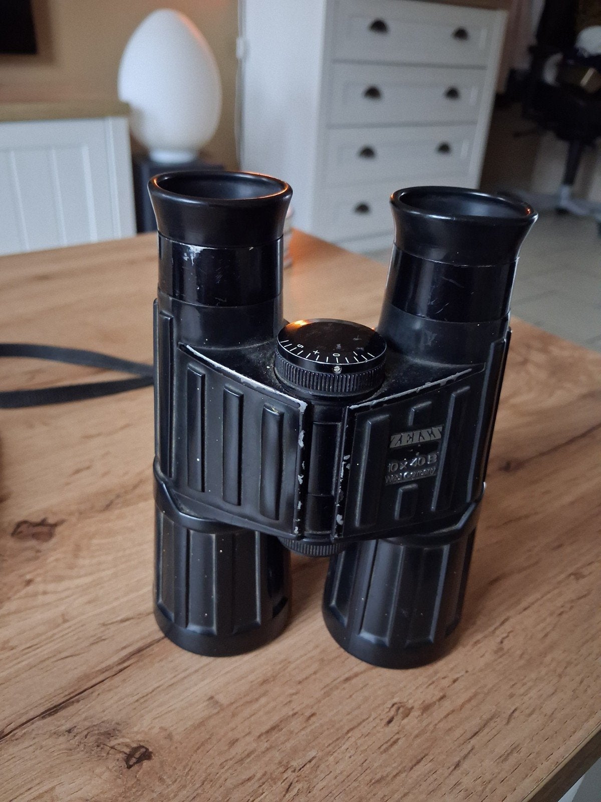 zeiss jumelles 10x40B, Enlèvement ou Envoi, Utilisé