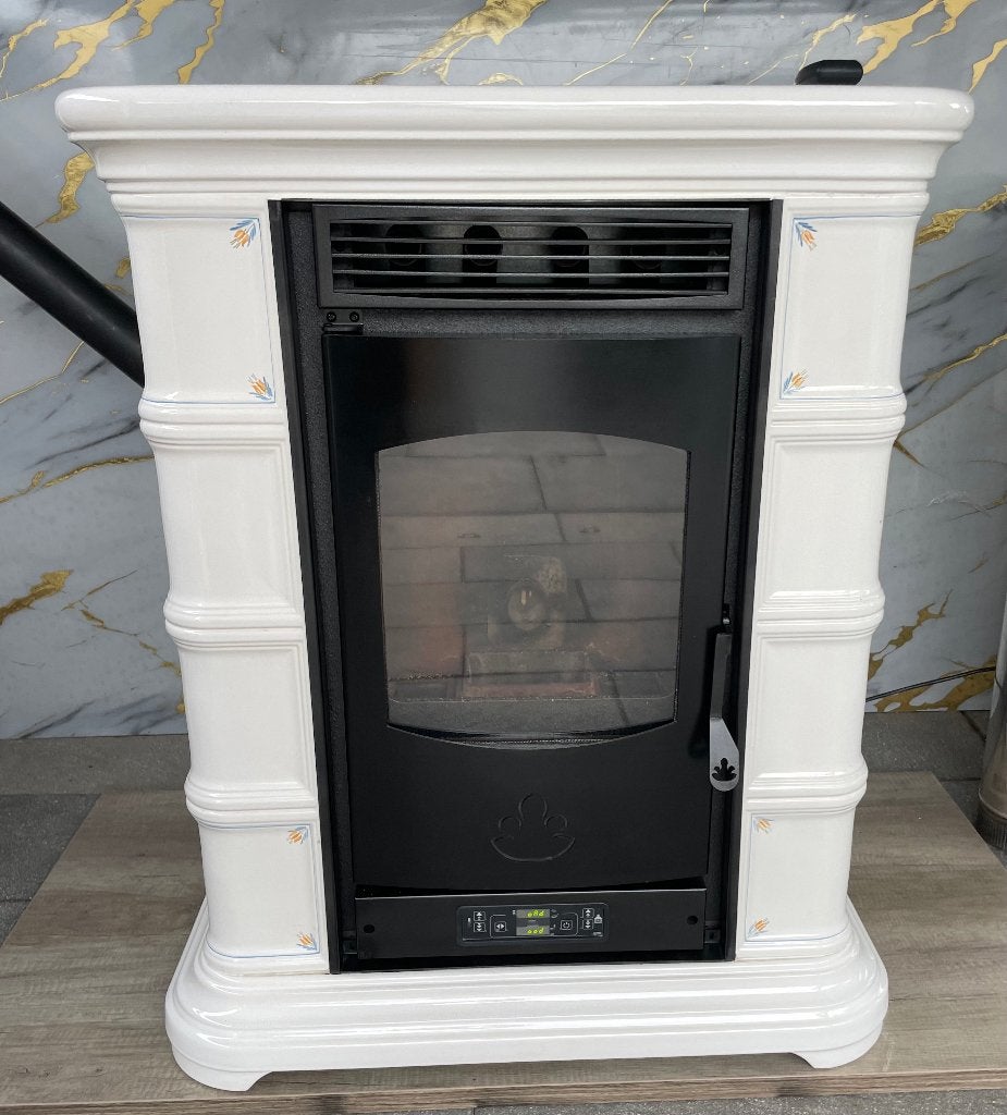 Pellet Kachel 10KW een echte eyecatcher !!!! incl pellets, Huis en Inrichting, Ophalen, Gebruikt, Overige brandstoffen, Pelletkachel