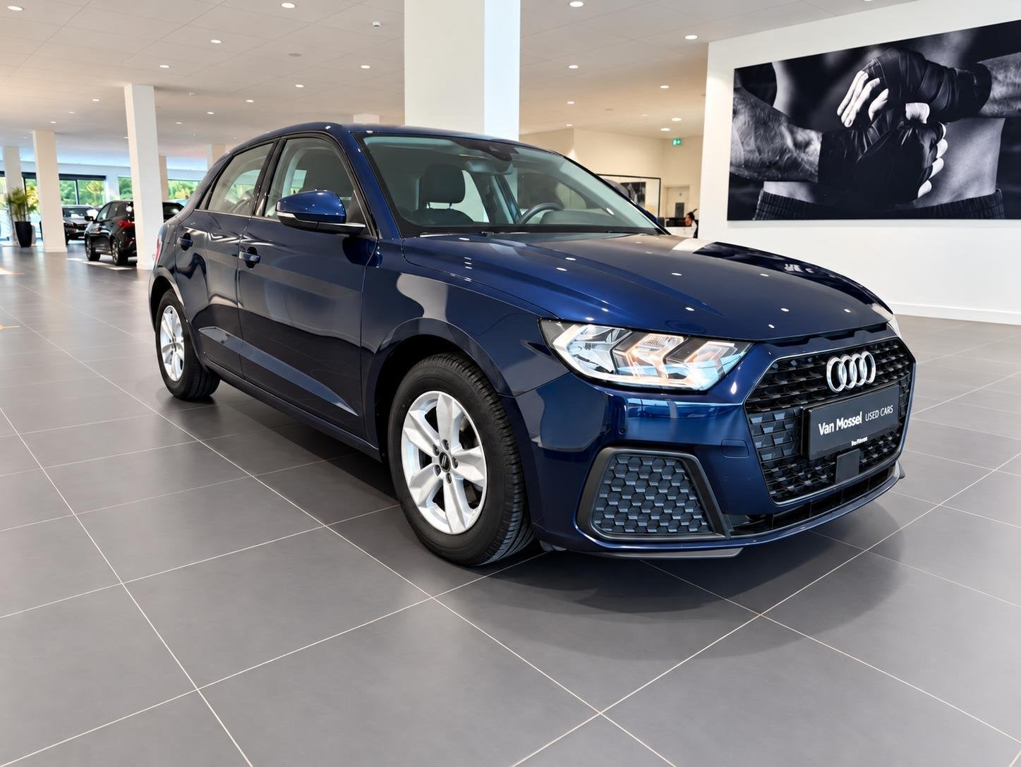 Audi A1 1.0 TFSI ultra 70kW, Auto's, 4 zetels, Stof, 95 pk, Blauw