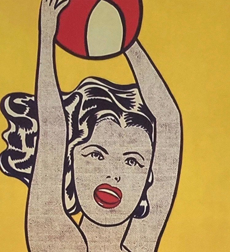 Lithografie van Roy Lichtenstein. Ingelijst verkocht, Ophalen of Verzenden, Lithografie