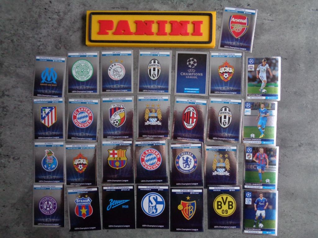 PANINI AUTOCOLLANTS DE FOOTBALL LIGUE DES CHAMPIONS 2013/201, Envoi