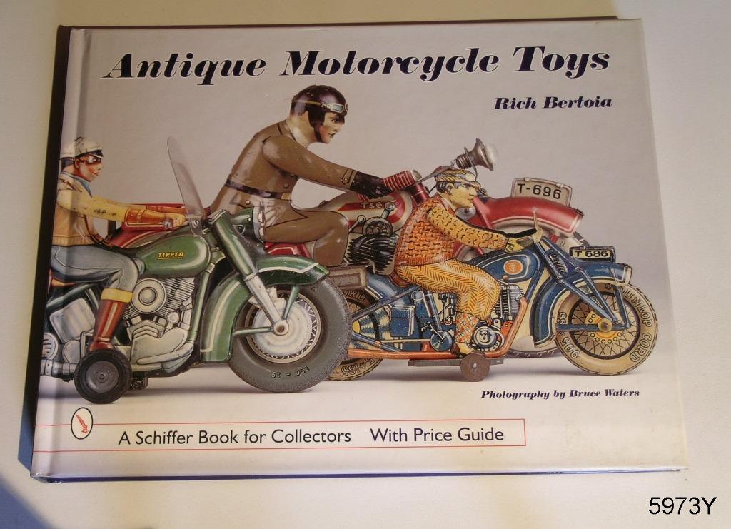 ANTIQUE MOTORCYCLE TOYS - ANCIENNES MOTOS JOUETS, Ophalen of Verzenden, Zo goed als nieuw, Overige typen