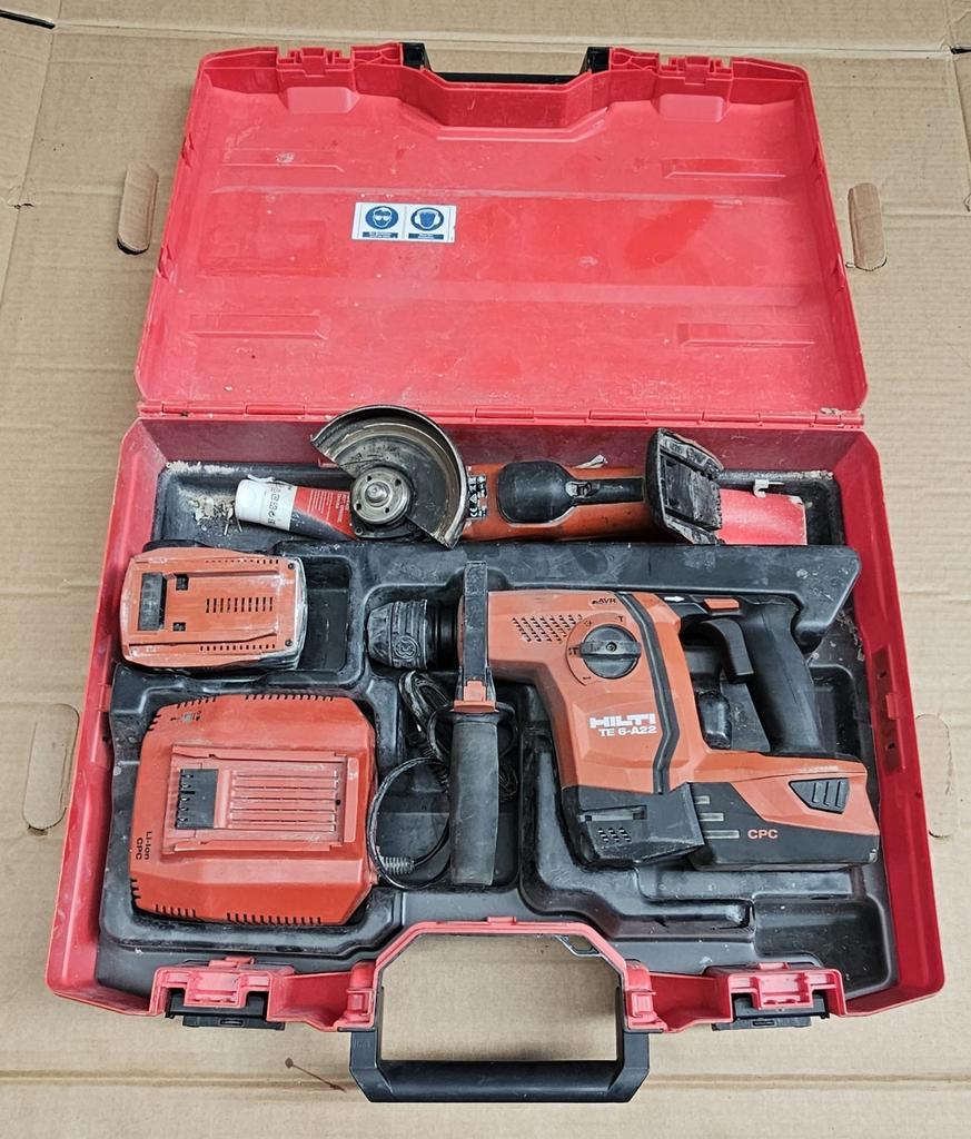 HILTI TE 6-A22 + meuleuse, Doe-het-zelf en Bouw, Gereedschap | Boormachines, Gebruikt, Ophalen
