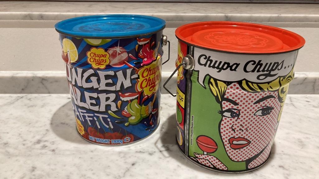 Chupa Chups blikken emmertjes, Enlèvement, Utilisé, Autre, Autres marques