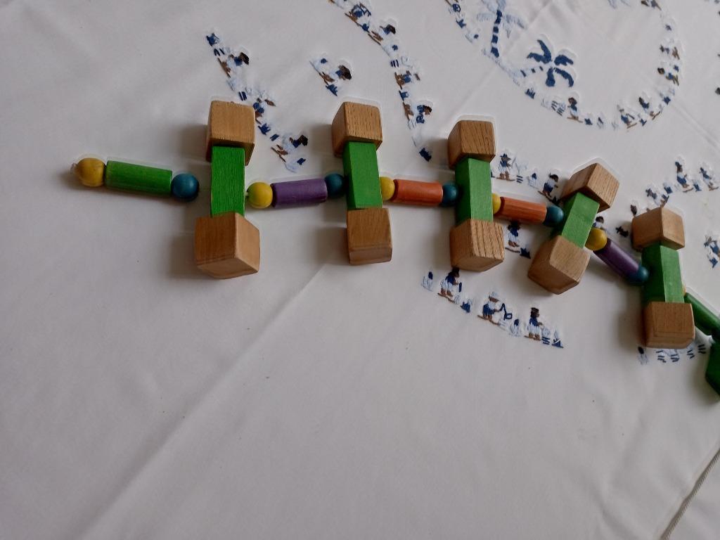 duurzame houten rups, Ophalen, Gebruikt