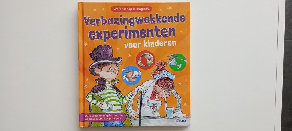 boek verbazingwekkende experimenten voor kinderen, Ophalen of Verzenden, Zo goed als nieuw, Deltas, Non-fictie