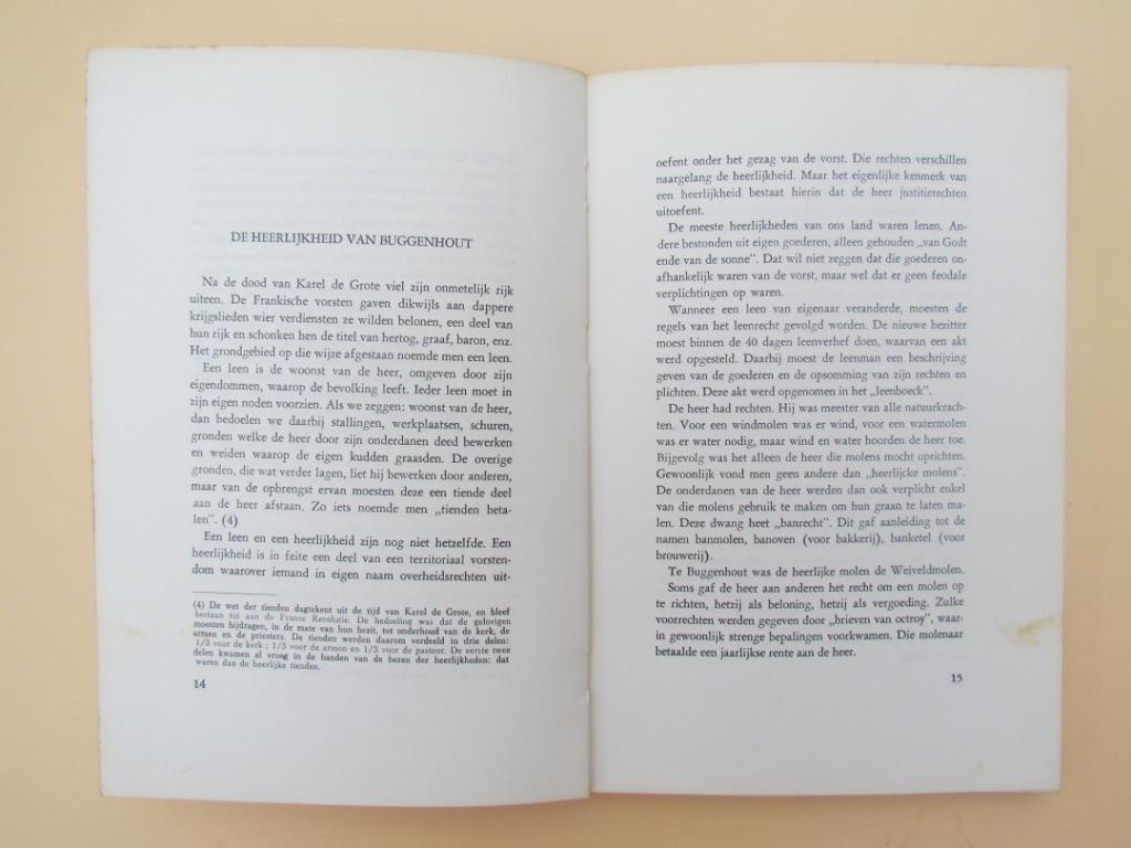 Bijdrage tot de geschiedenis van Buggenhout., Ophalen of Verzenden, 20e eeuw of later, Gelezen