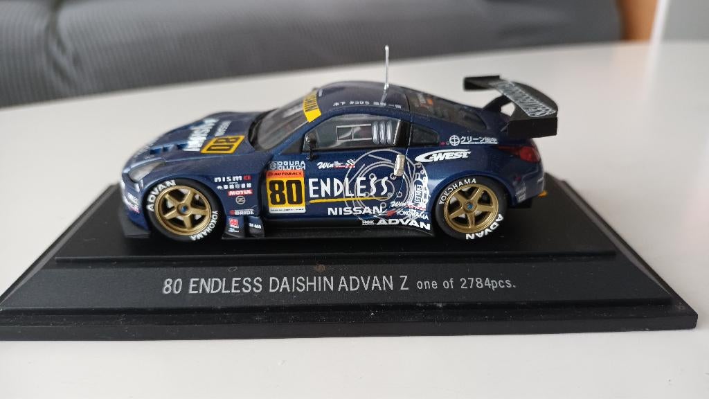 Nissan 350Z GT300 "Endless Advan" #80 2004 - Ebbro, Enlèvement ou Envoi, Comme neuf, Voiture, Autres marques