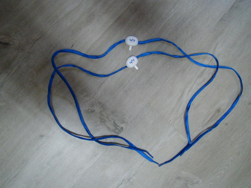 1 paar schoenveters LED blauw , jazz veters (nog verpakt), Ophalen, Jongen of Meisje, Nieuw, Jazz