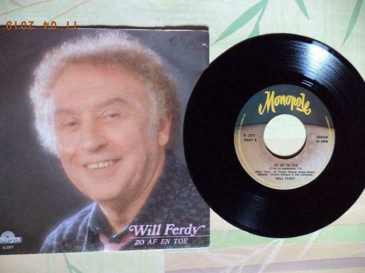 Single: Will FERDY: ''Zo af en toe - Lieveling''., CD & DVD, Vinyles | Compilations, Enlèvement ou Envoi
