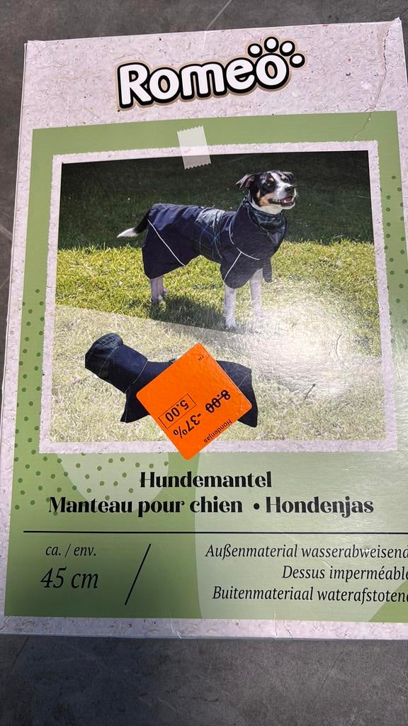 Honden regenjas., Dieren en Toebehoren, Ophalen, Zo goed als nieuw, Hondenregenjas