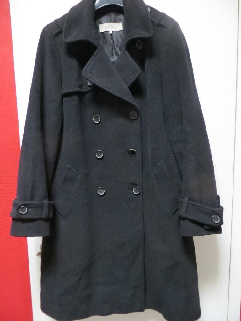 zwarte mantel Gerard Darel, Kleding | Dames, Maat 42/44 (L), Ophalen of Verzenden, Gedragen, Gerard darel