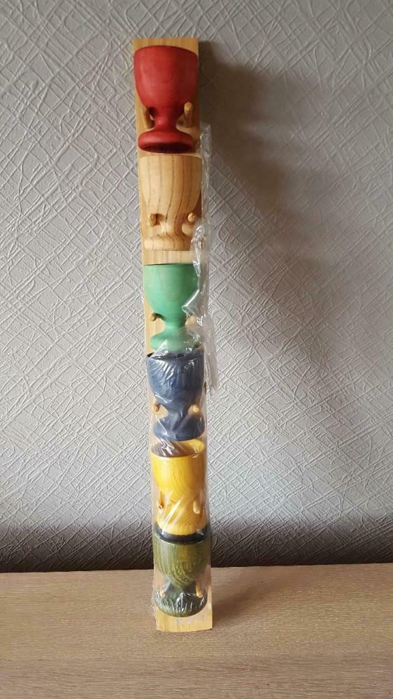 Houten eierdopjes, volledig nieuw, Enlèvement ou Envoi, Neuf, Autres types