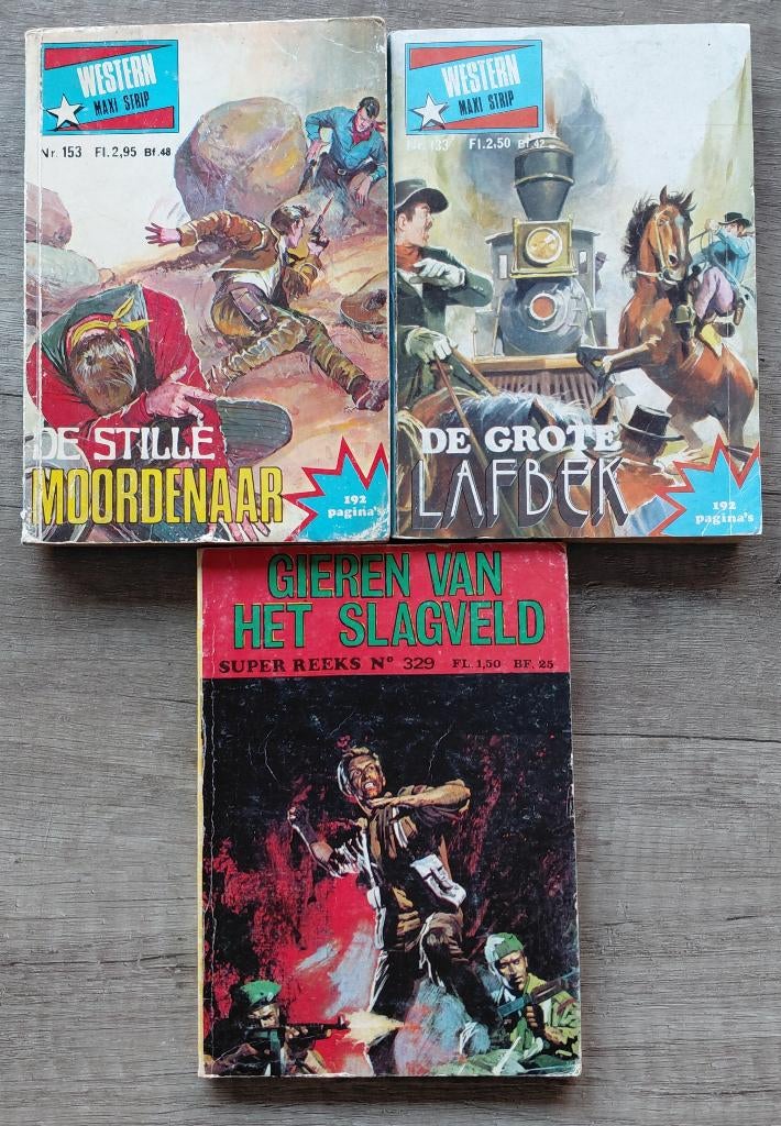 Western Maxi strip (x2) en Superreeks (x1), Boeken, Stripverhalen, Meerdere stripboeken, Verzenden, Gelezen