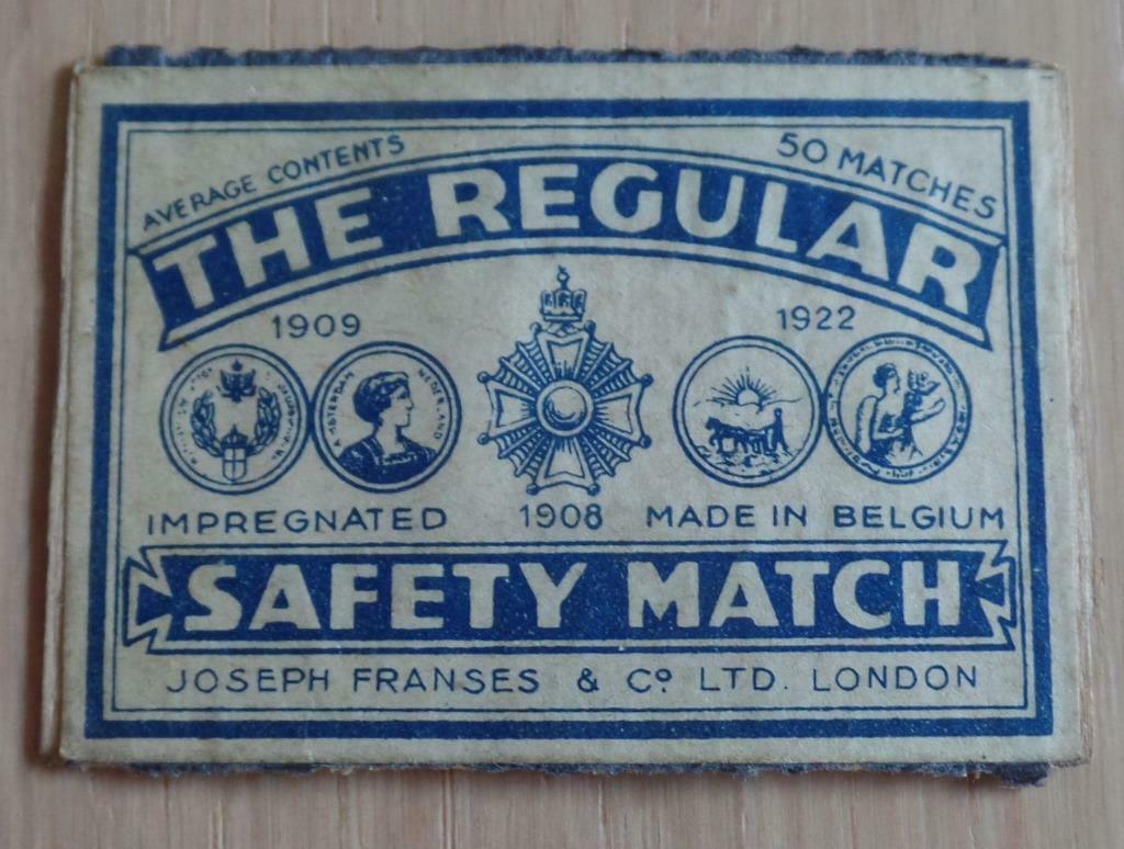 Lucifer etiket The regular Safety Match, Enlèvement ou Envoi, Utilisé, Boîtes ou marques d'allumettes