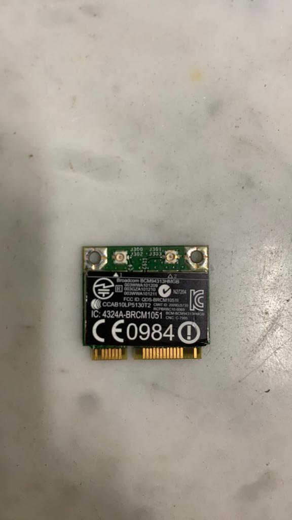 Module Wi-Fi + Bluetooth Broadcom BCM94313HMGB, Utilisé, Interne, Broadcom