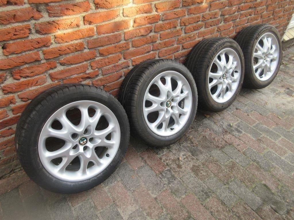 Alfa Romeo Spider 916 GTV wielen velgen mooie nette staat!, Auto-onderdelen, Banden en Velgen, Ophalen, Gebruikt, Velg(en)