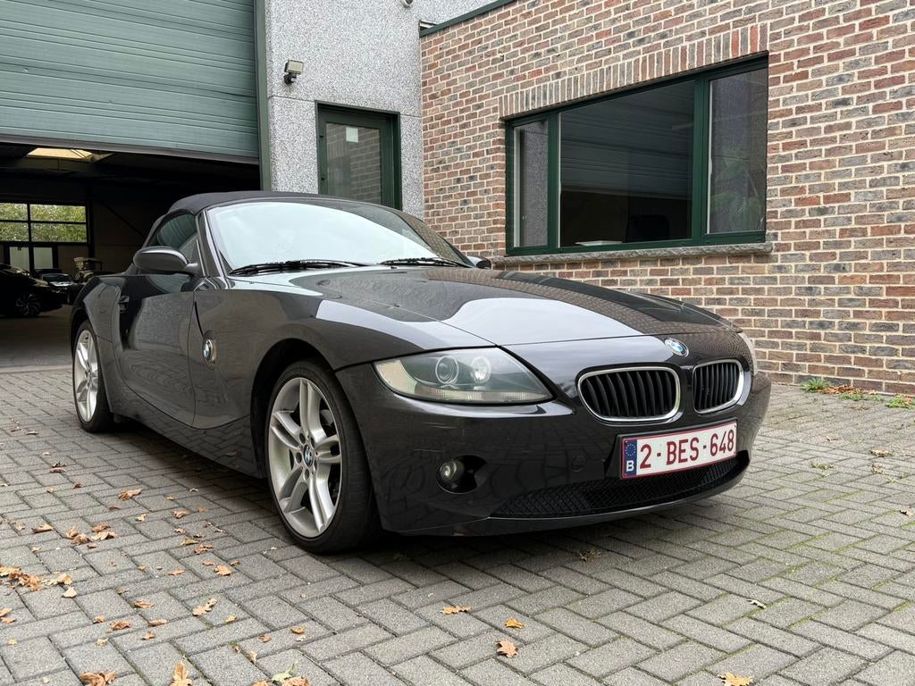 BMW Z4 cabrio, Auto's, Achterwielaandrijving, 1995 cc, Zwart, 4 cilinders