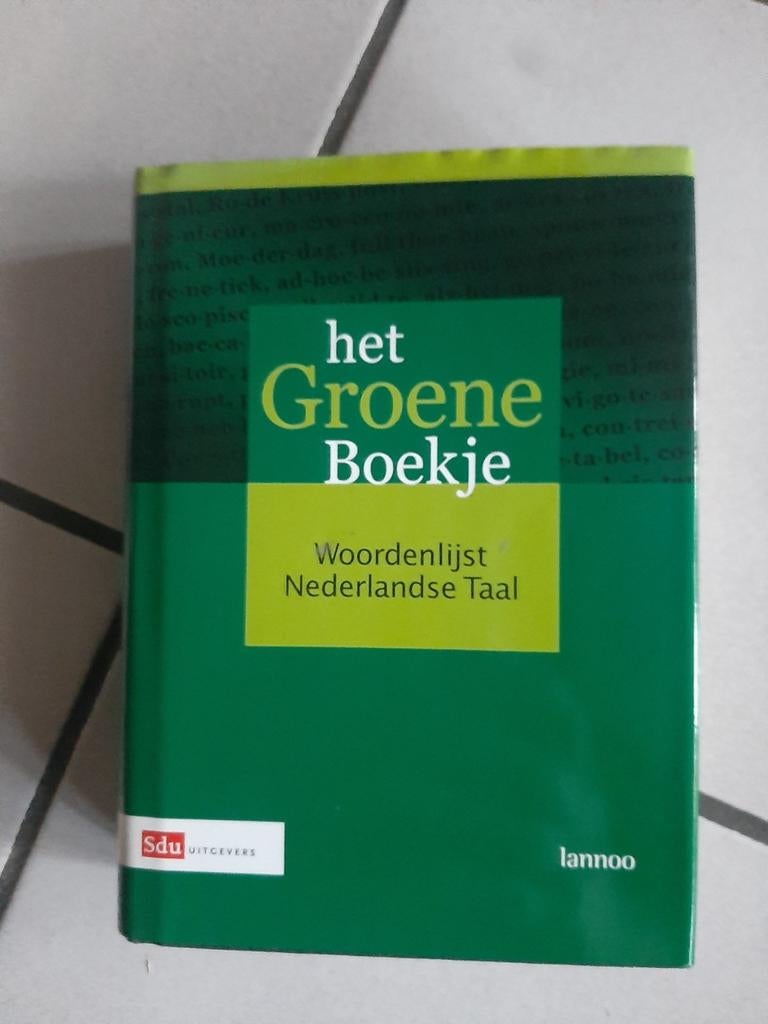 Het Groene Boekje, Boeken, Woordenboeken, Ophalen, Nederlands
