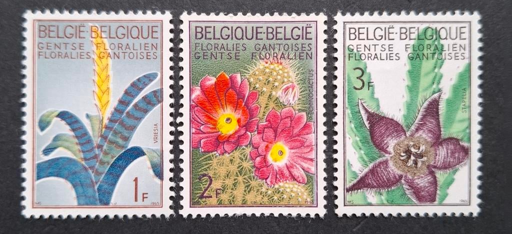 Belgique : COB 1315/17 ** Floraries Gantoises 1965., Timbres & Monnaies, Timbres | Europe | Belgique, Sans timbre, Neuf, Enlèvement ou Envoi