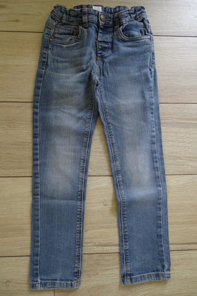 Blauwe jeansbroek C&A skinny maat 128, Kinderen en Baby's, Kinderkleding | Maat 128, Broek, Gebruikt, C&A, Ophalen of Verzenden