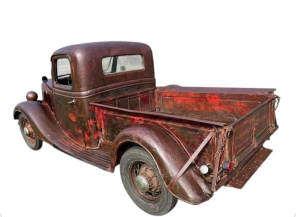 1936 Ford pickup V8 flathead patina ratlook oldtimer, foto 8