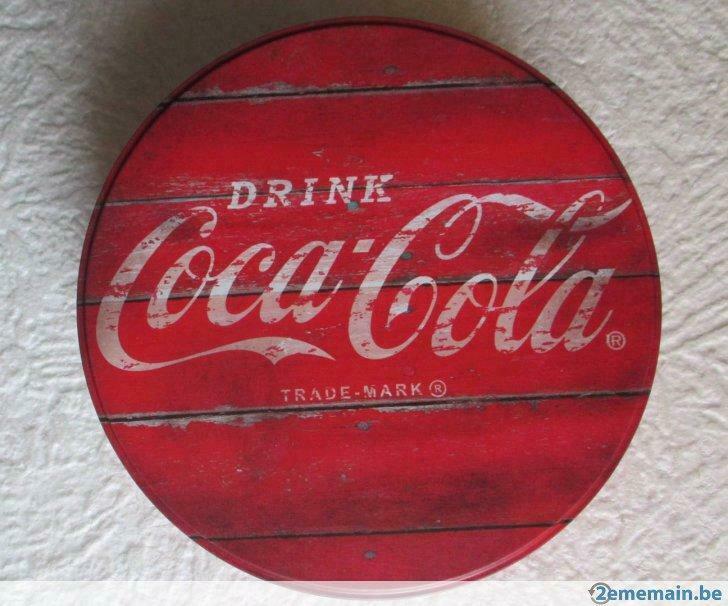 'Coca-Cola' - Boîte Ronde En Métal (Mod.2), Enlèvement ou Envoi, Neuf