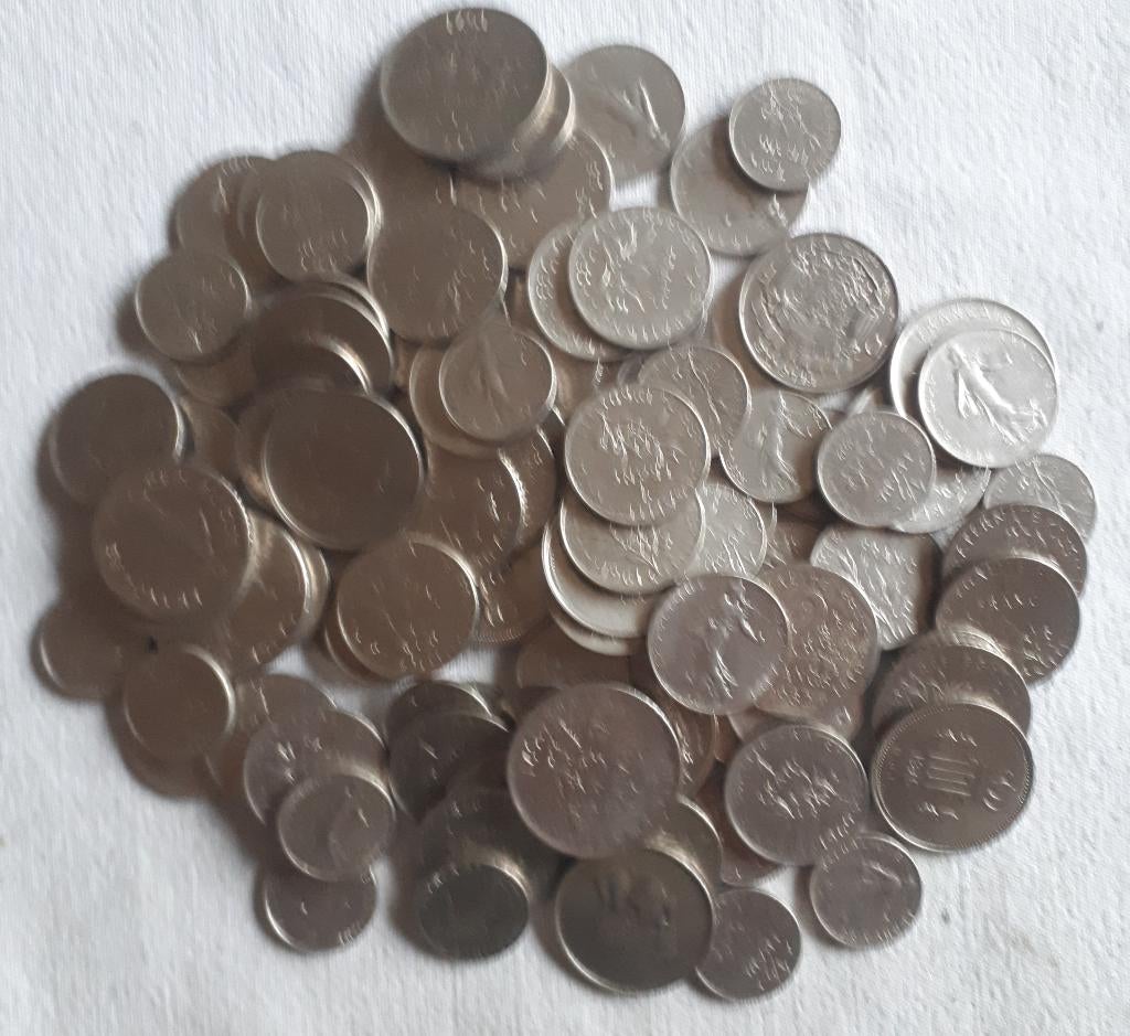 575 grammes NICKEL France Belgique Luxembourg 100 pièces, Envoi, France, Série