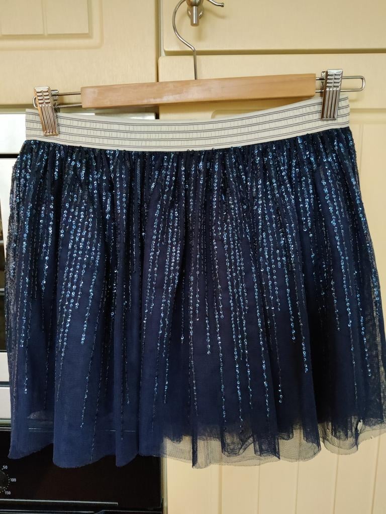 Super mooi(feest)rokje, mooie donkerblauwe kleur., Kinderen en Baby's, Kinderkleding | Maat 164, McGregor, Meisje, Ophalen of Verzenden