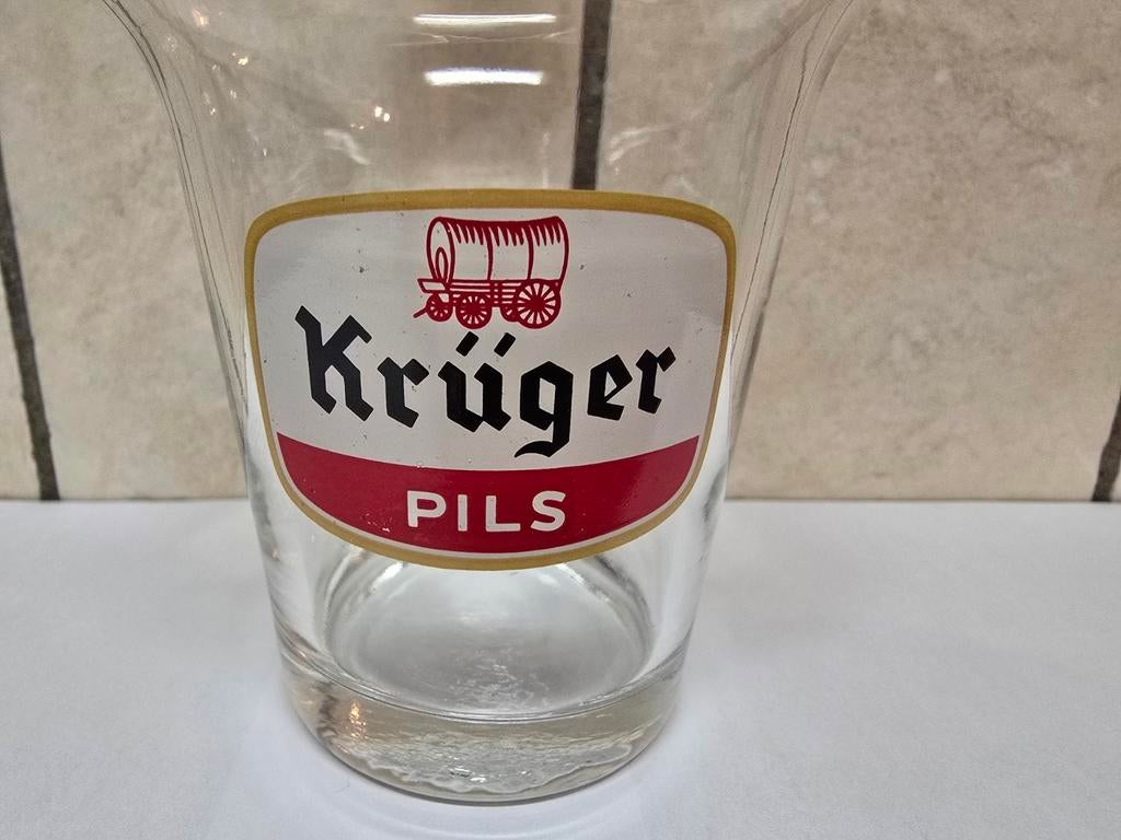 Klein stapelglaasje Krüger PILS kruger Eeklo. Export Nl!, Verzamelen, Ophalen of Verzenden