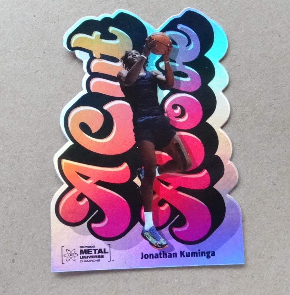 2021 SKYBOX Metal Universe - Jonathan Kuminga RC ACA-17, Sport en Fitness, Basketbal, Verzenden, Nieuw, Overige typen