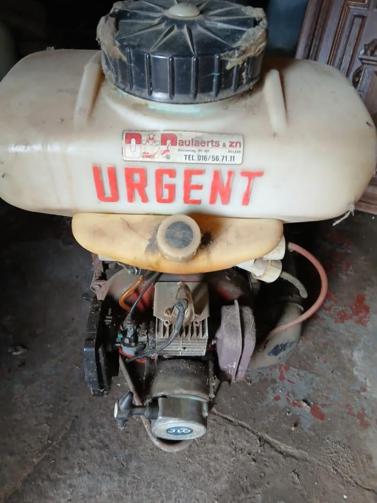 solo rugsproeier met motor, Ophalen, Gebruikt
