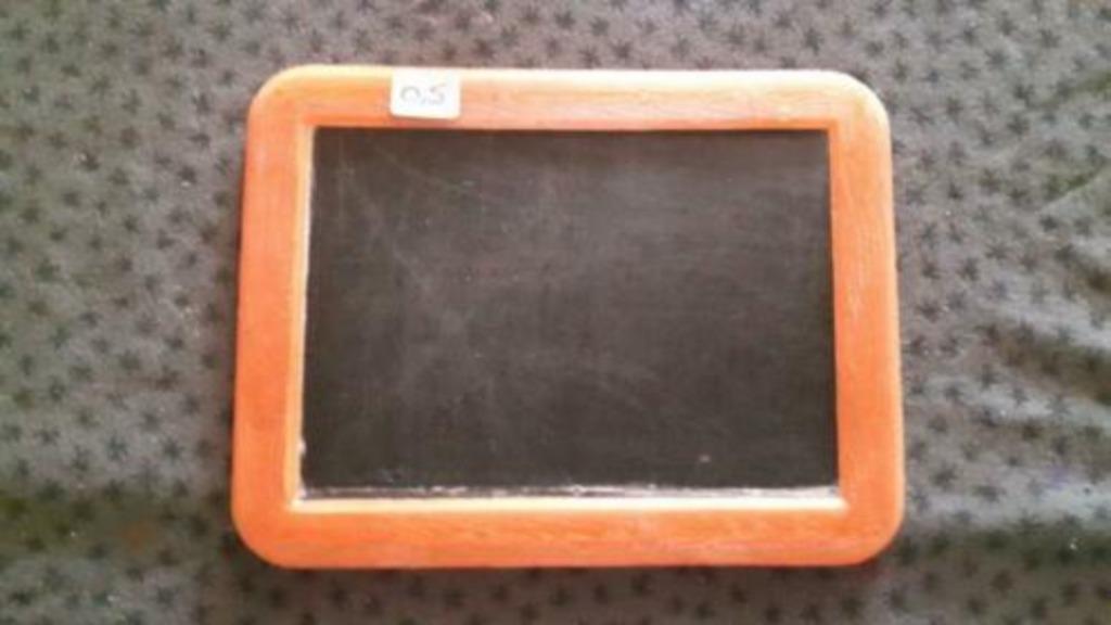 Krijt bordje plus minus 15 op 10cm, Kinderen en Baby's, Speelgoed | Educatief en Creatief, Ophalen, Gebruikt
