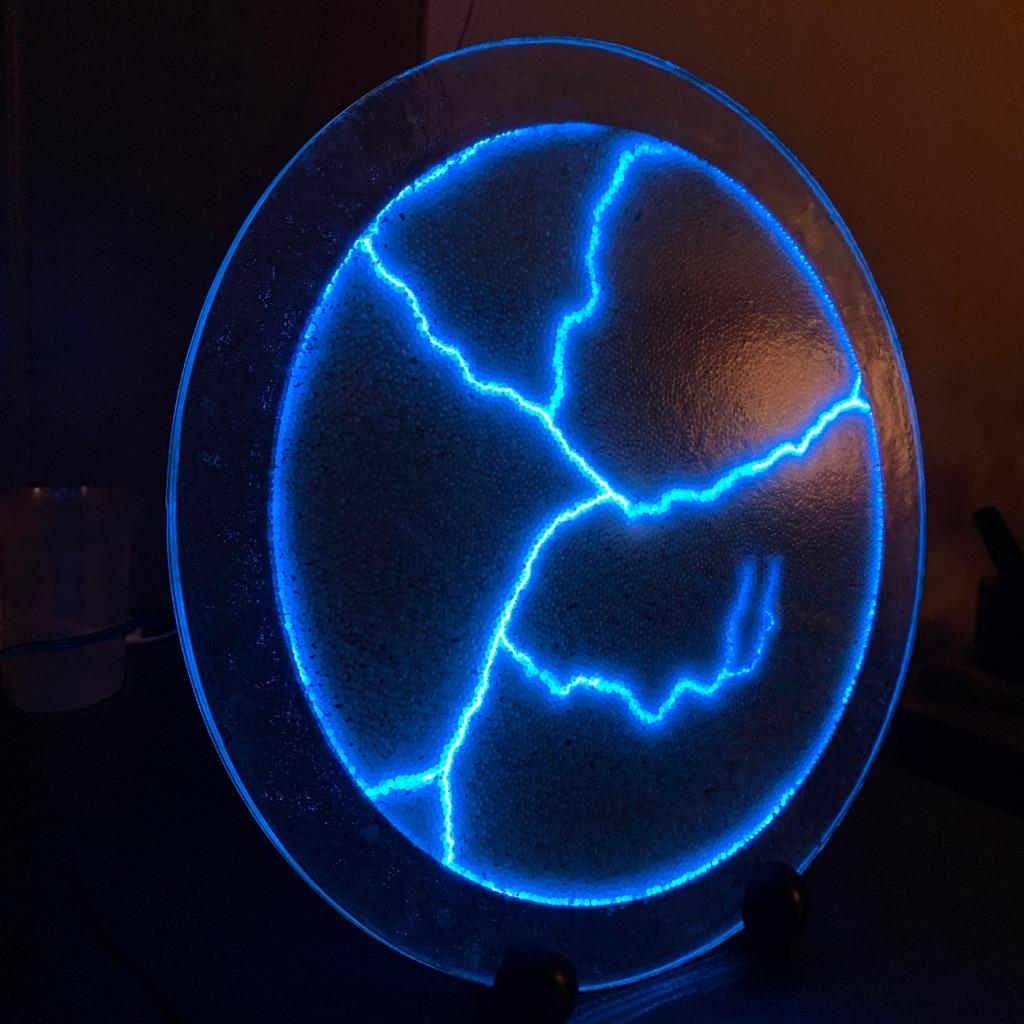 Disque - Lampe à plasma, Enlèvement ou Envoi, Utilisé, Verre