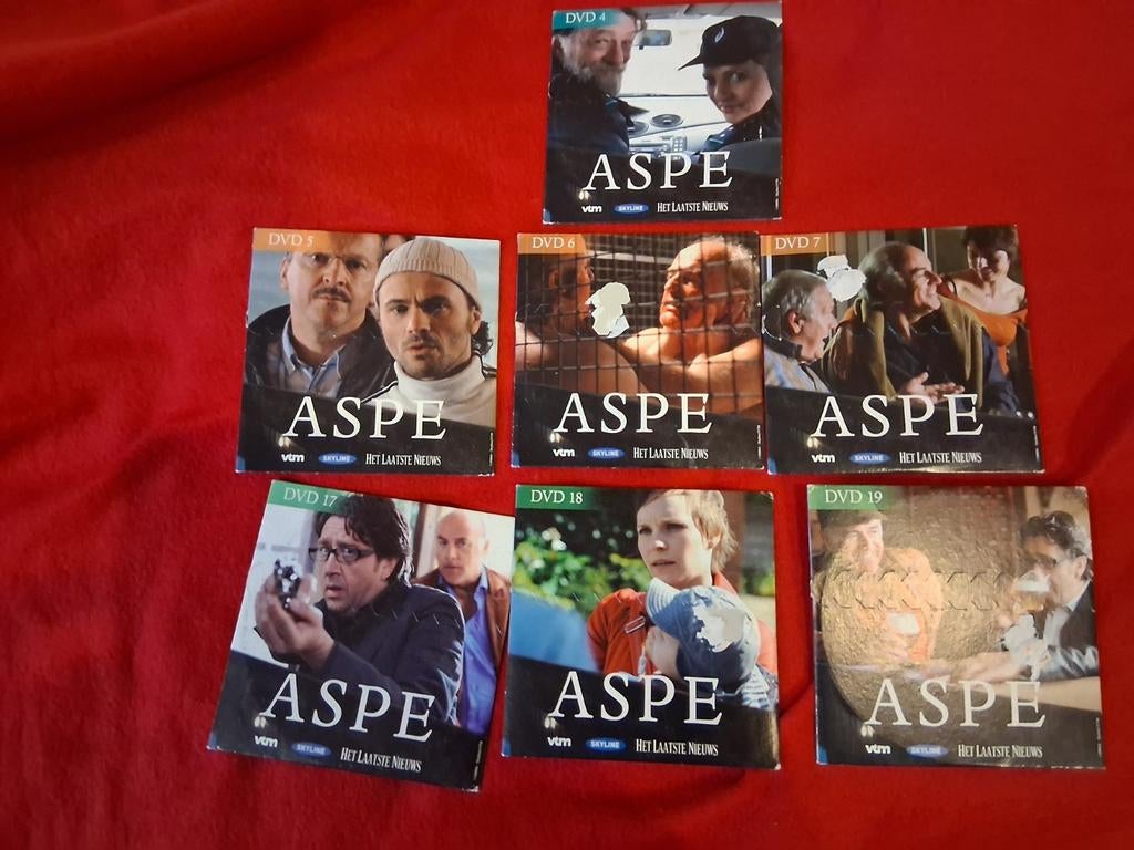 Dvd´s Aspe seizoen 2 op 3 dvd's + seizoen 1, afl. 9-10, À partir de 6 ans, Enlèvement ou Envoi, Neuf, dans son emballage, Action et Aventure