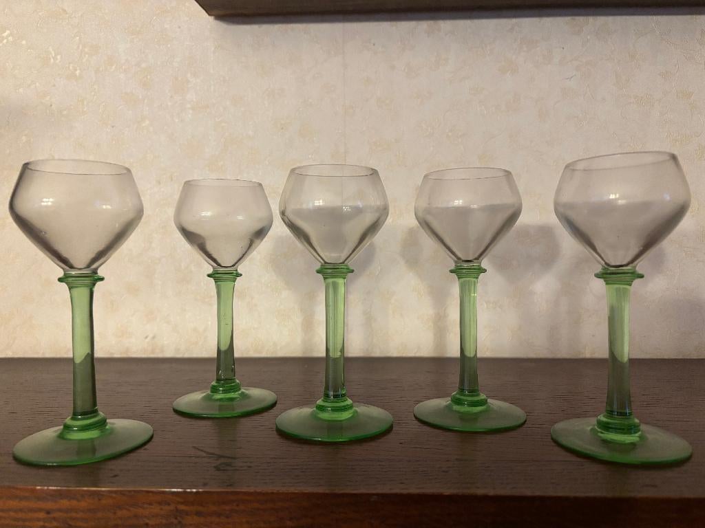 Wijnglazen, Huis en Inrichting, Ophalen, Glas of Glazen, Gebruikt, Glas