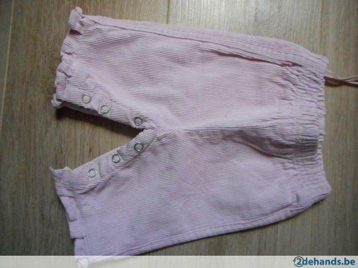 baby broek maatje 56, Kinderen en Baby's, Babykleding | Maat 56, Gebruikt, Meisje, Broekje