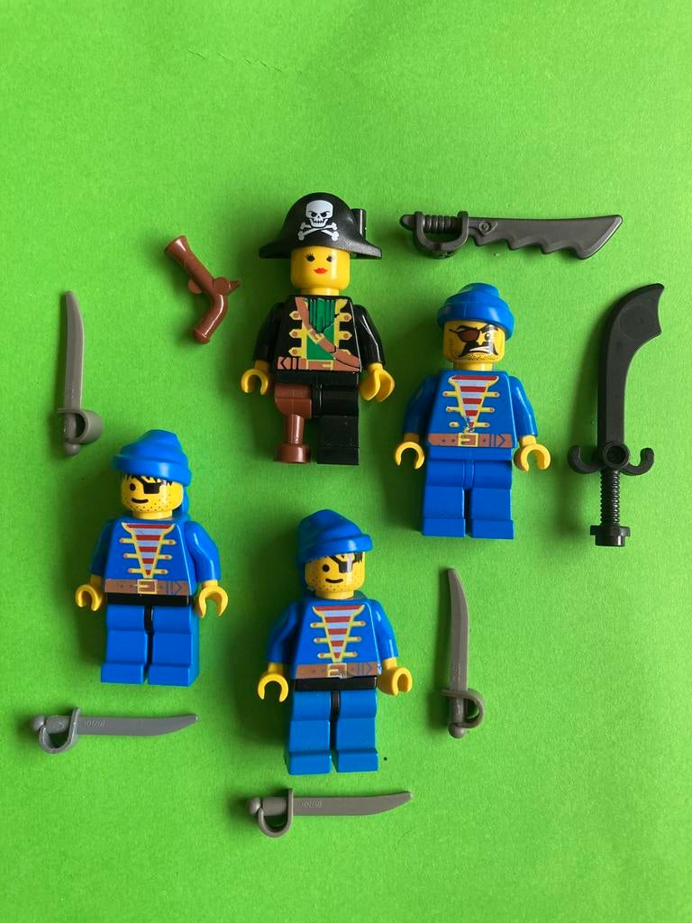 Minifigurines Lego Pirate (4x), Envoi, Comme neuf, Briques en vrac, Lego