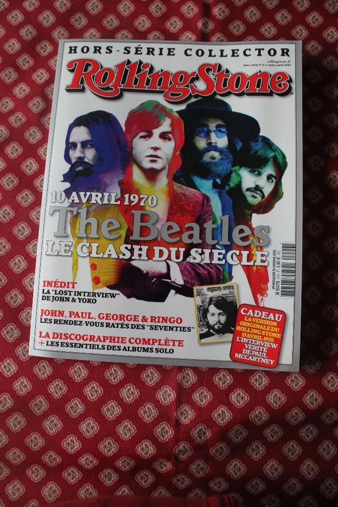 THE BEATLES (ROLLING STONE MAGAZINE) HS + tijdschrift - 2010, Ophalen of Verzenden, Zo goed als nieuw, Muziek, Film of Tv