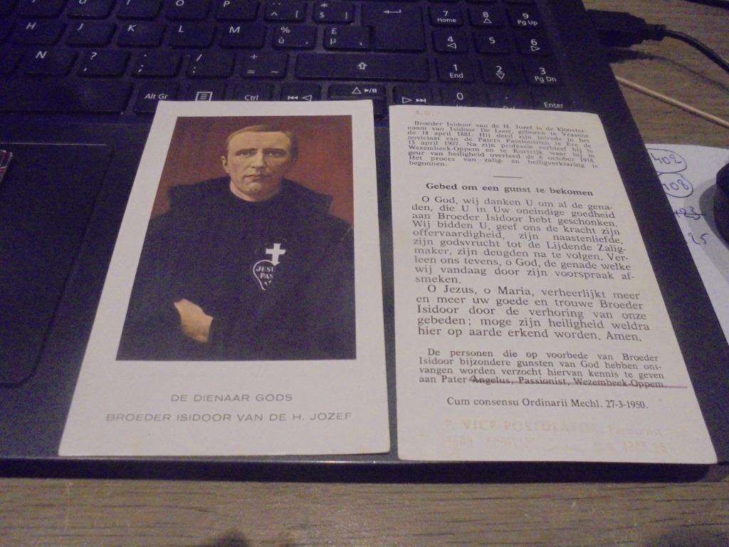 Broeder Isidoor gebed, Verzamelen, Ophalen of Verzenden, Zo goed als nieuw, Kaart of Prent, Christendom | Katholiek