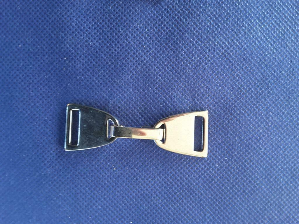 riemgesp 15 mm zilver 21 x 65 mm, Ophalen of Verzenden, Nieuw