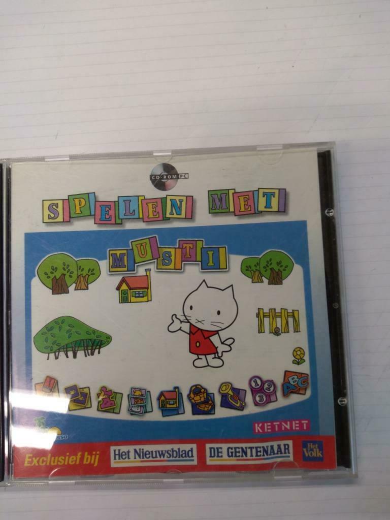 Cd Spelen met Musti, Games en Spelcomputers, Puzzel en Educatief, 1 speler, Virtual Reality, Ophalen of Verzenden