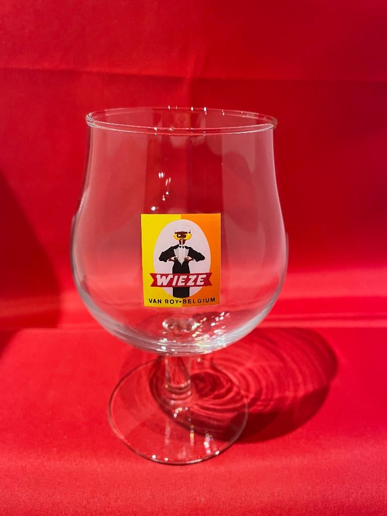 bierglas Wieze Van Roy, Verzamelen, Ophalen of Verzenden, Gebruikt, Bierglas