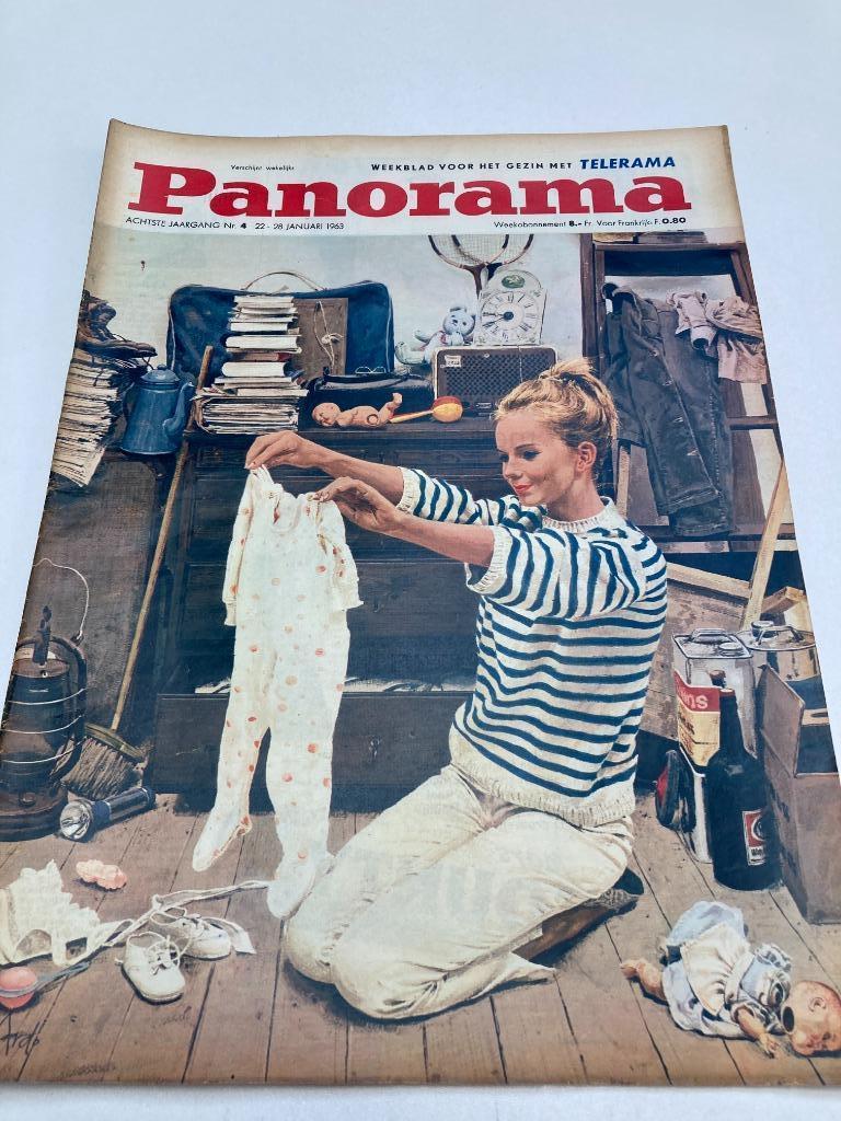 Panorama nr 4 1963 : Gerechterlijke politie, Kurt Ardo, Andr, Verzamelen, Ophalen of Verzenden, 1960 tot 1980, Tijdschrift