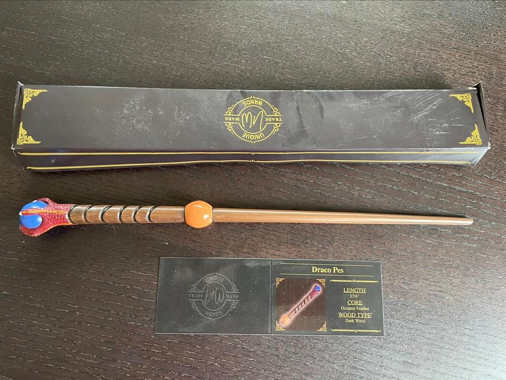 Harry Potter “Draco Pes” wand, Verzamelen, Ophalen of Verzenden