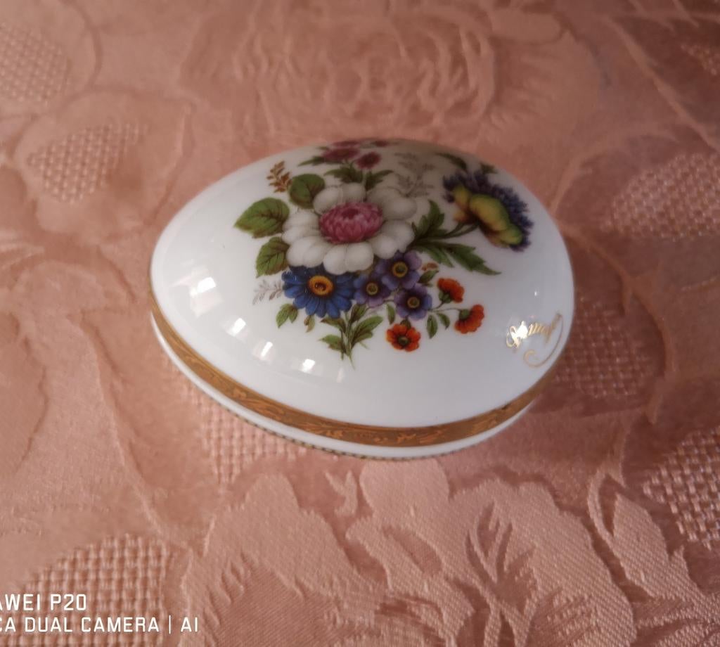 Vintages porselein ei limoges, Antiek en Kunst, Ophalen of Verzenden